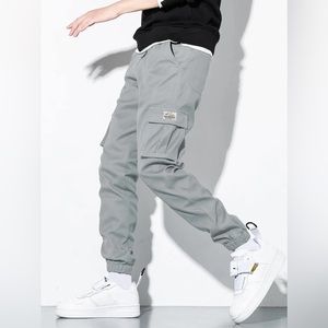 Men’s Light Grey Casual Joggers Streetwear XXL sz 42